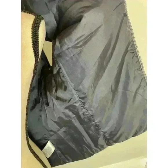 Lands' End Down Feather Puffer Vest Shiny Gray Full Zip Women's Size M - Picture 11 of 16